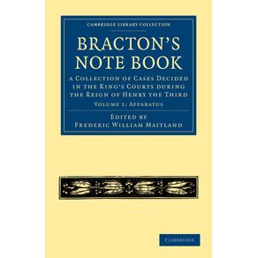 Bractons-Note-Book---Volume-1