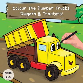 Colour-the-Dumper-Trucks-Diggers---Tractors