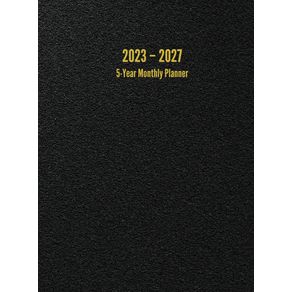 2023---2027-5-Year-Monthly-Planner