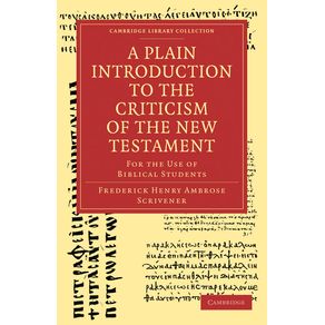 A-Plain-Introduction-to-the-Criticism-of-the-New-Testament