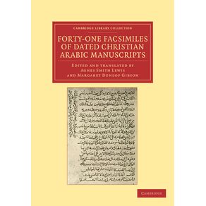 Forty-One-Facsimiles-of-Dated-Christian-Arabic-Manuscripts