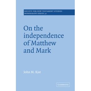 On-the-Independence-of-Matthew-and-Mark