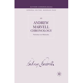 Andrew-Marvell-Chronology