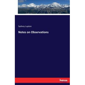 Notes-on-Observations