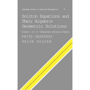 Soliton-Equations-and-their-Algebro-Geometric-Solutions