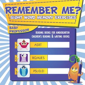 Remember-Me--Sight-Word-Memory-Exercises---Reading-Books-for-Kindergarten-|-Childrens-Reading---Writing-Books