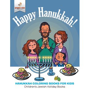 Happy-Hanukkah---Hanukkah-Coloring-Books-for-Kids-|-Childrens-Jewish-Holiday-Books