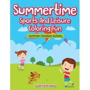 Summertime---Sports-And-Leisure-Coloring-Fun
