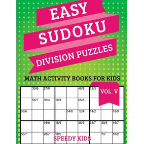 Easy-Sudoku-Division-Puzzles-Vol-V
