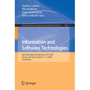 Information-and-Software-Technologies