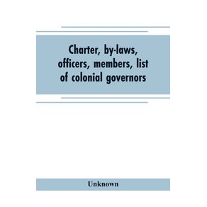 Charter-by-laws-officers-members-list-of-colonial-governors