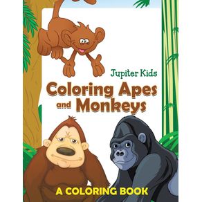 Coloring-Apes-and-Monkeys--A-Coloring-Book-