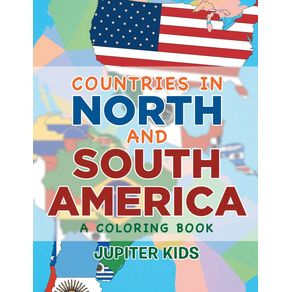 Countries-in-North-and-South-America--A-Coloring-Book-