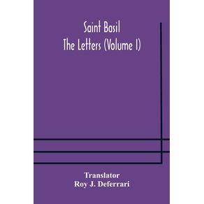 Saint-Basil-The-Letters--Volume-I-