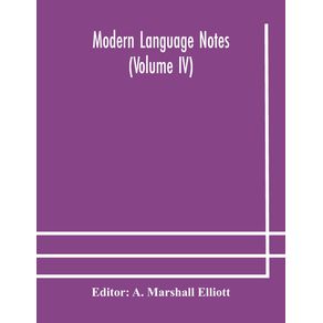 Modern-language-notes--Volume-IV-