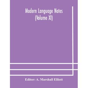 Modern-language-notes--Volume-XI-