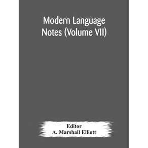 Modern-language-notes--Volume-VII-