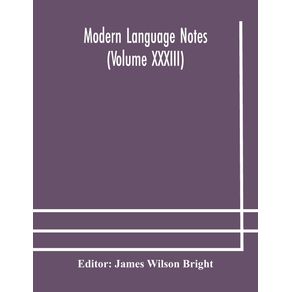Modern-language-notes--Volume-XXXIII-
