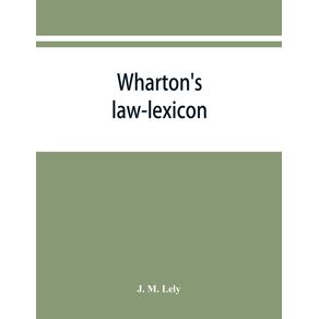 Whartons-law-lexicon