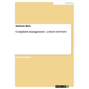 Complaint-management---a-short-overview