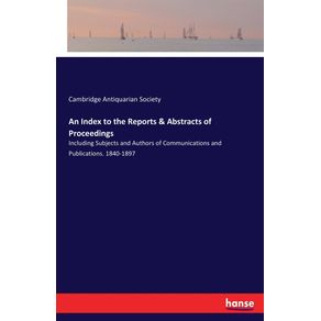 An-Index-to-the-Reports---Abstracts-of-Proceedings