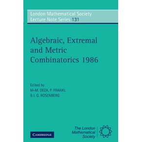 Algebraic-Extremal-and-Metric-Combinatorics-1986