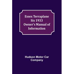 Essex-Terraplane-Six-1933-Owners-Manual-of-Information