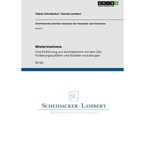 Mieterinsolvenz