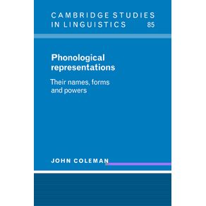 Phonological-Representations