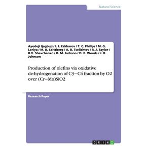 Production-of-olefins-via-oxidative-de-hydrogenation-of-C3-C4-fraction-by-O2-over--Cr-Mo-SiO2