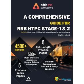 A-Comprehensive-Guide-for-RRB-NTPC-Group-D-ALP---Others-Exams-2019-English-Printed-Edition--NTPC-Special-