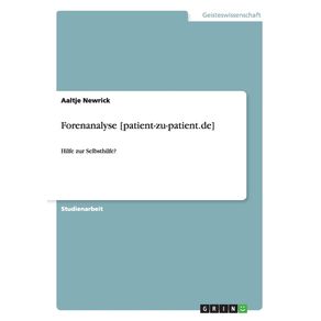 Forenanalyse--patient-zu-patient.de-