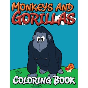 Monkeys-and-Gorillas-Coloring-Book