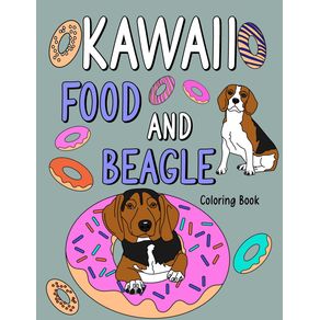 Kawaii-Food-and-Beagle-Coloring-Book