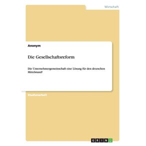 Die-Gesellschaftsreform