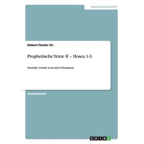 Prophetische-Texte-II---Hosea-1-3