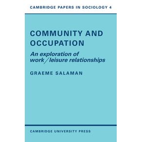 Community-and-Occupation