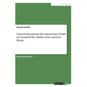 Unterrichtsentwurf