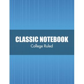 Classic-Notebook--College-Ruled-