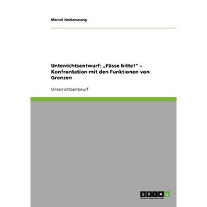 Unterrichtsentwurf