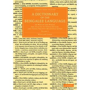 A-Dictionary-of-the-Bengalee-Language---Volume-1