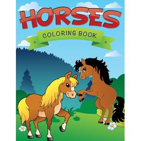 Horses-Coloring-Book