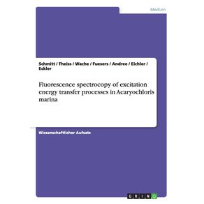 Fluorescence-spectrocopy-of-excitation-energy-transfer-processes-in-Acaryochloris-marina