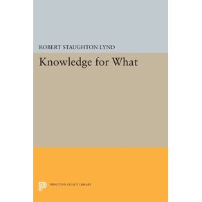Knowledge-for-What