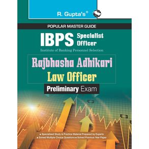 IBPS--Specialist-Officer--Rajbhasha-Adhikari---Law-Officer--Preliminary--Exam-Guide