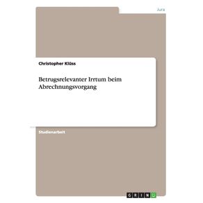 Betrugsrelevanter-Irrtum-beim-Abrechnungsvorgang