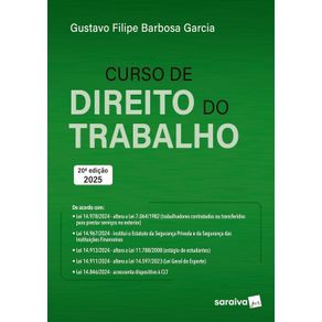 Curso-de-Direito-do-Trabalho---20a-Edicao-2025