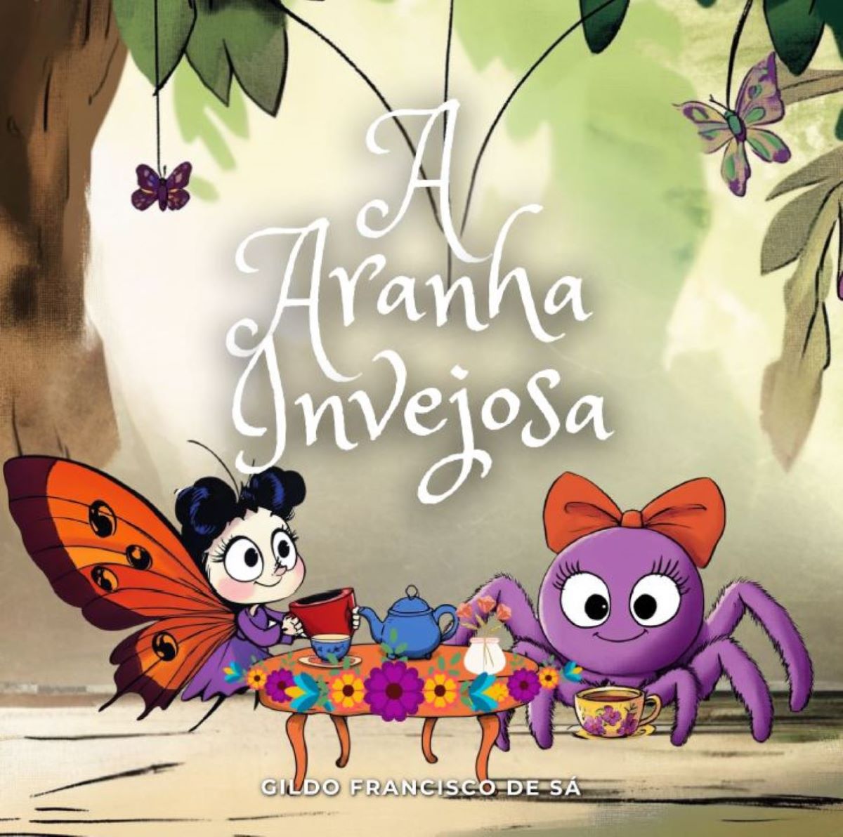 Capa do livro A Aranha Invejosa