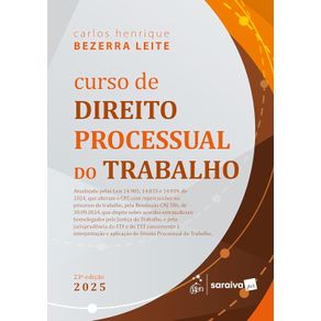 Curso-de-Direito-Processual-do-Trabalho---23a-Edicao-2025