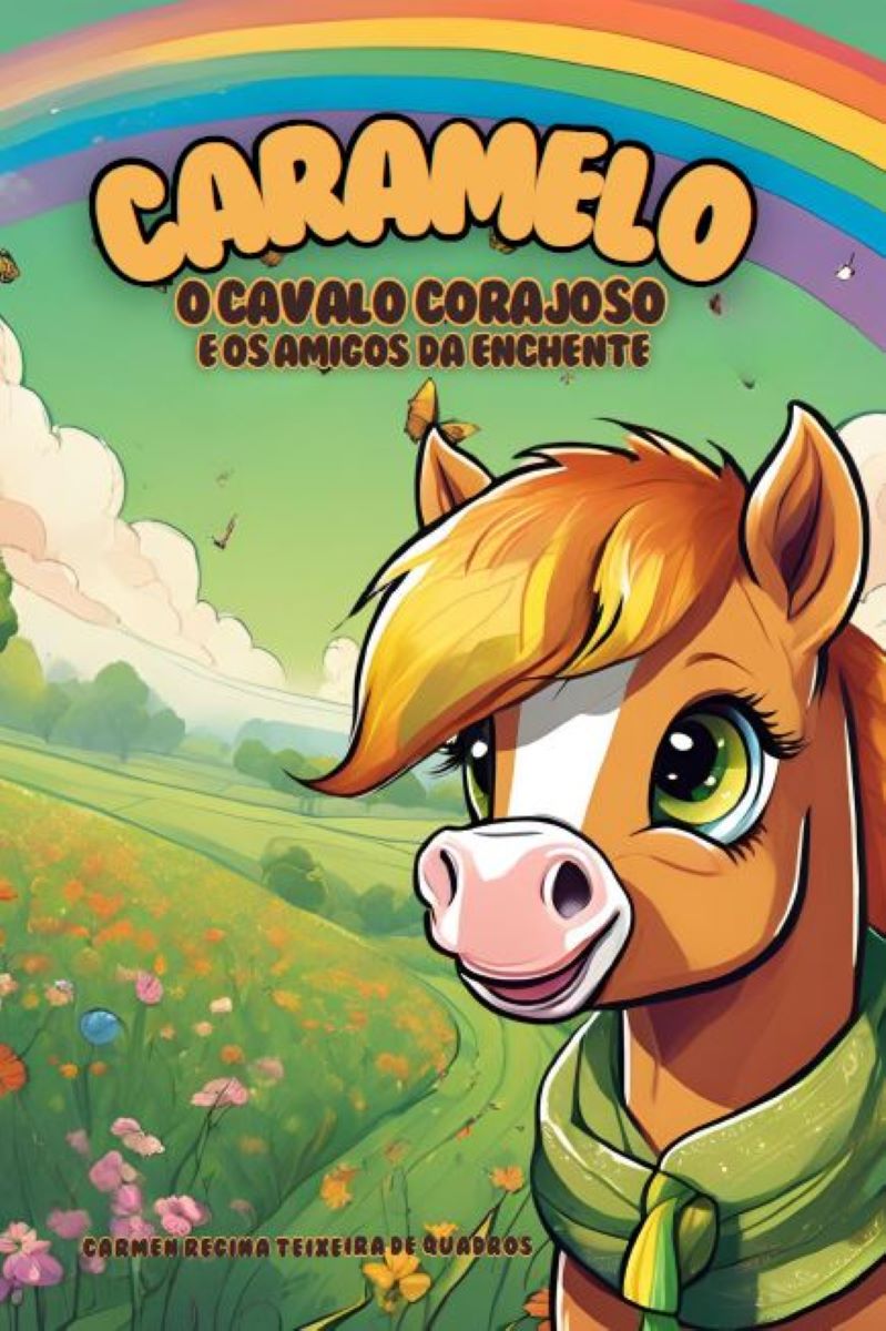 Capa do livro Caramelo: O Cavalo Corajoso e os Amigos da Enchente